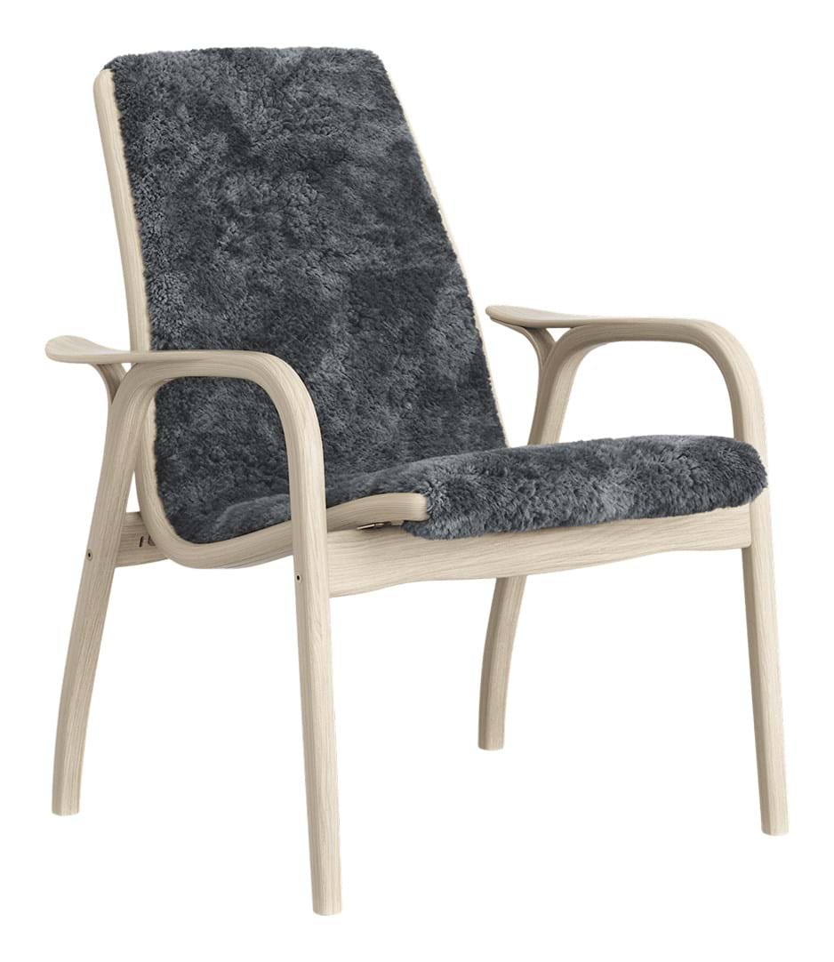 Laminett Fåtölj Vitpigmenterad Ek från Vålamagasinet Fåtöljer, Swedese, Image-1