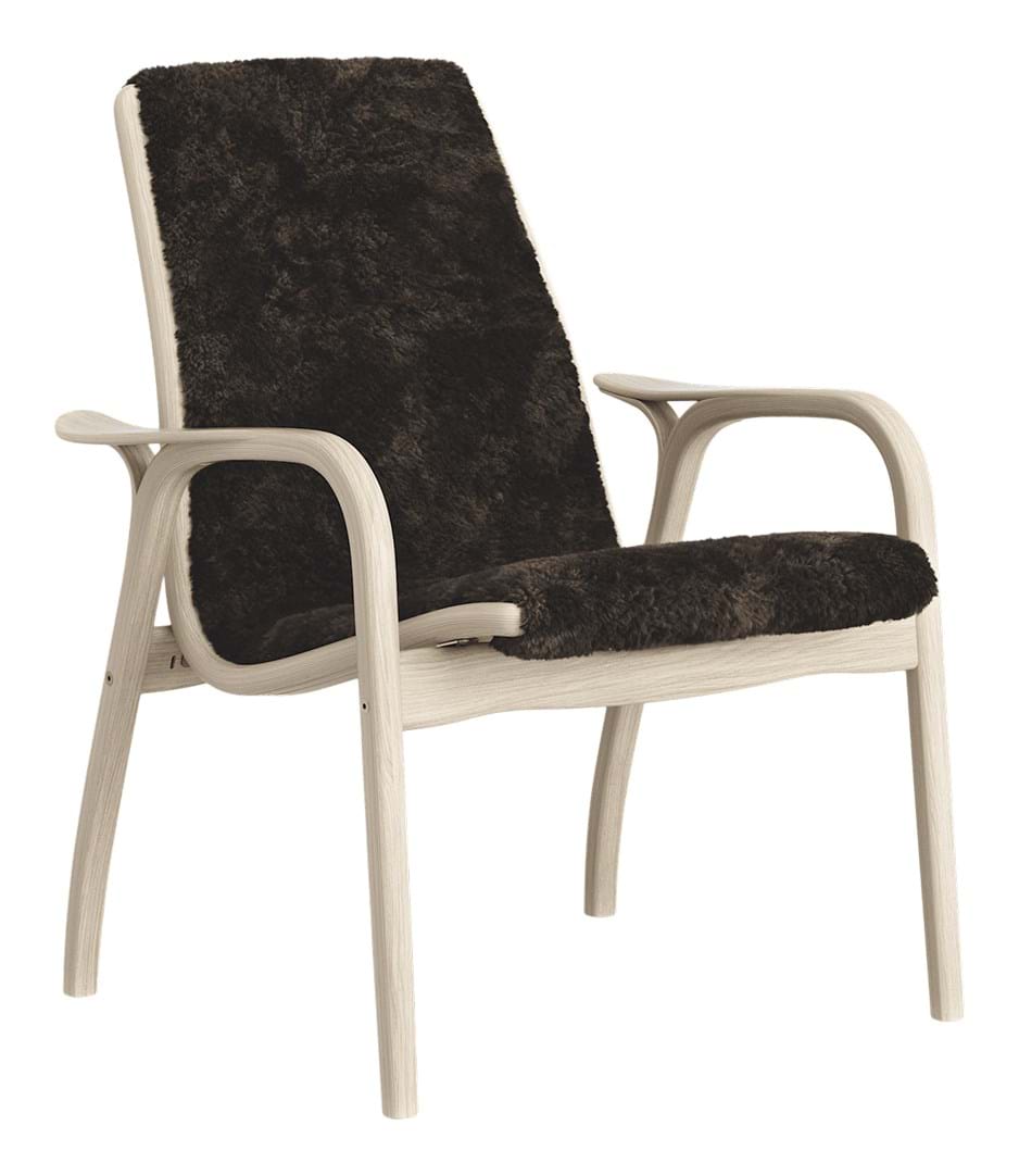 Laminett Fåtölj Vitpigmenterad Ek från Vålamagasinet Fåtöljer, Swedese, Image-1