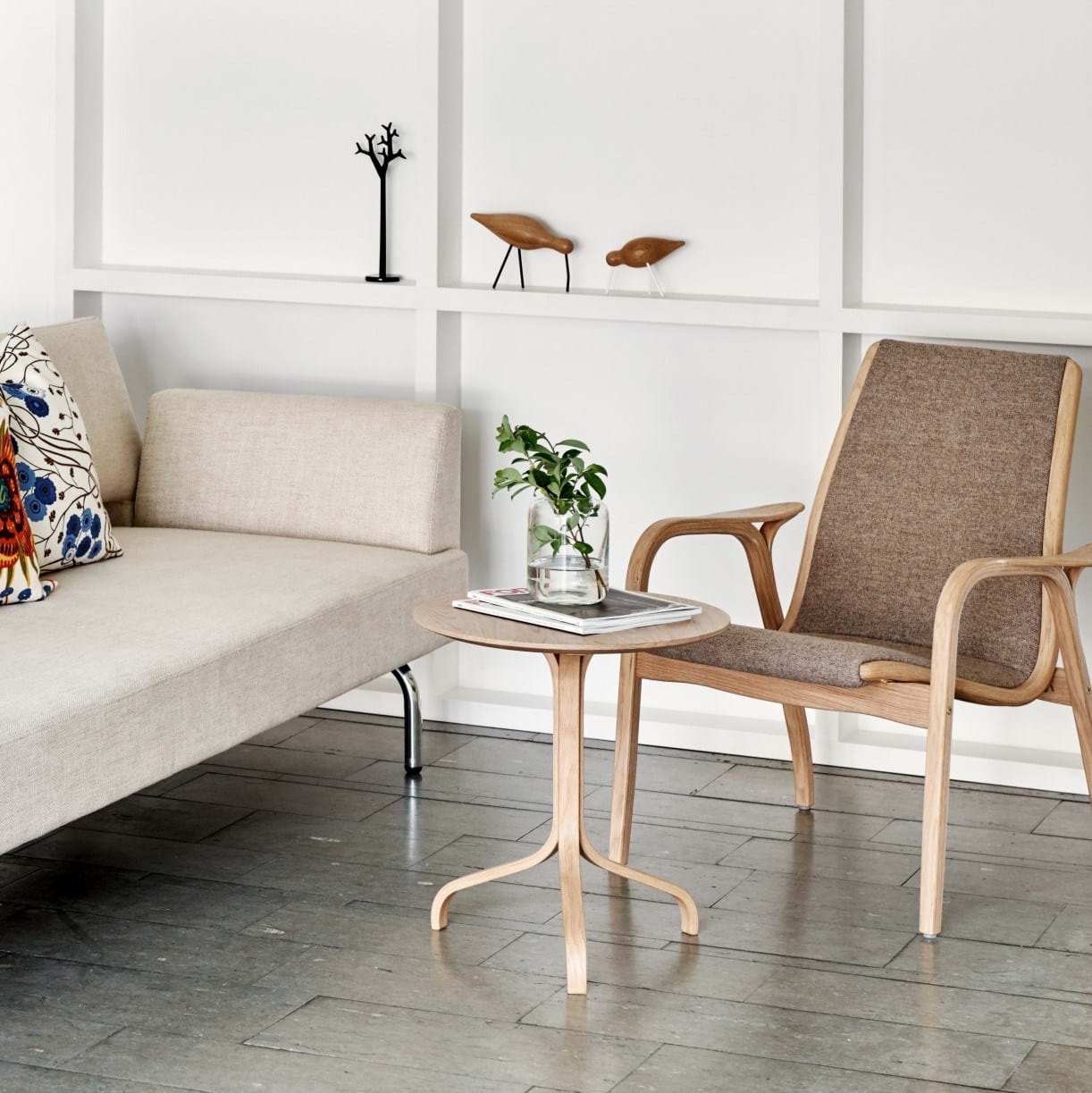 Laminett Fåtölj Ek Oljad från Vålamagasinet Fåtöljer, Swedese, Image-4