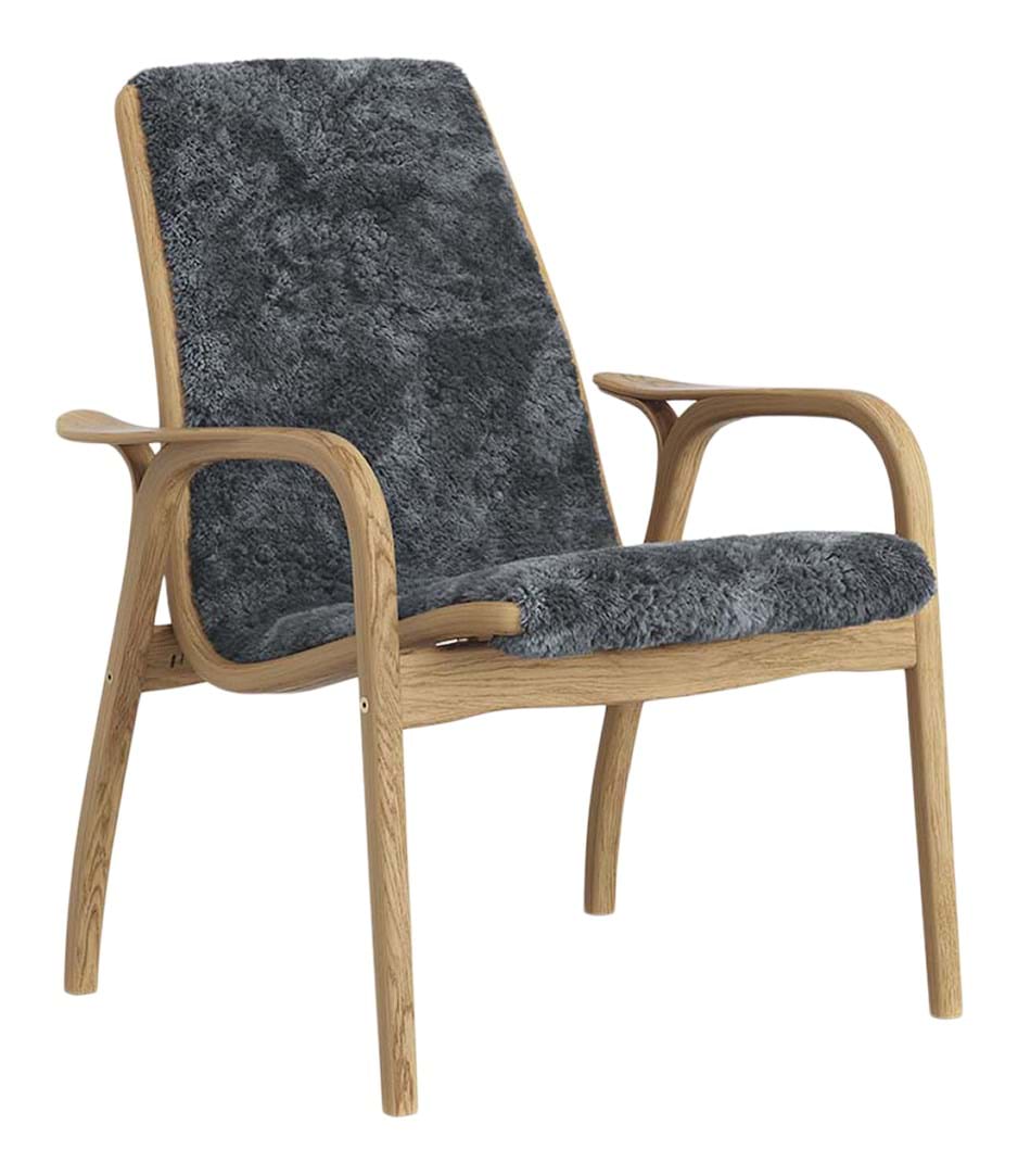 Laminett Fåtölj Ek Oljad från Vålamagasinet Fåtöljer, Swedese, Image-1