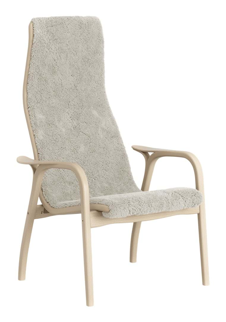 Lamino Fåtölj Bok Naturlack från Vålamagasinet Fåtöljer, Swedese, Image-1