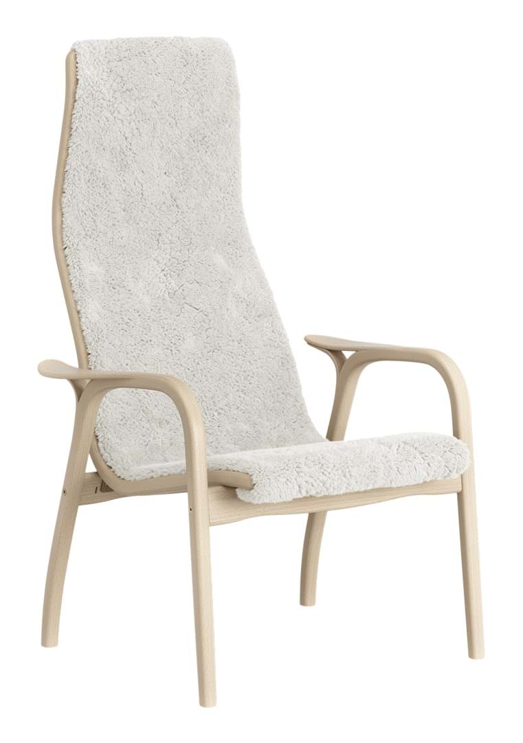 Lamino Fåtölj Bok Naturlack från Vålamagasinet Fåtöljer, Swedese, Image-1