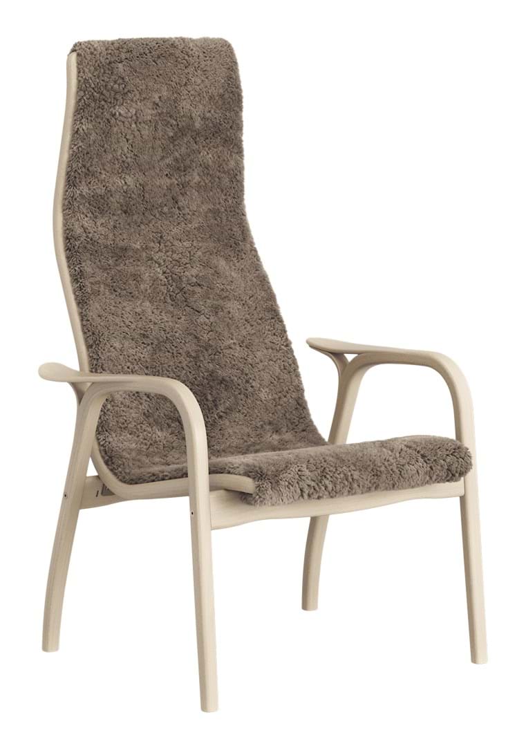 Lamino Fåtölj Bok Naturlack från Vålamagasinet Fåtöljer, Swedese, Image-1