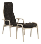 Lamino Fåtölj + Pall Ek Vitpigmenterad från Vålamagasinet Fåtöljer, Swedese, Image-1