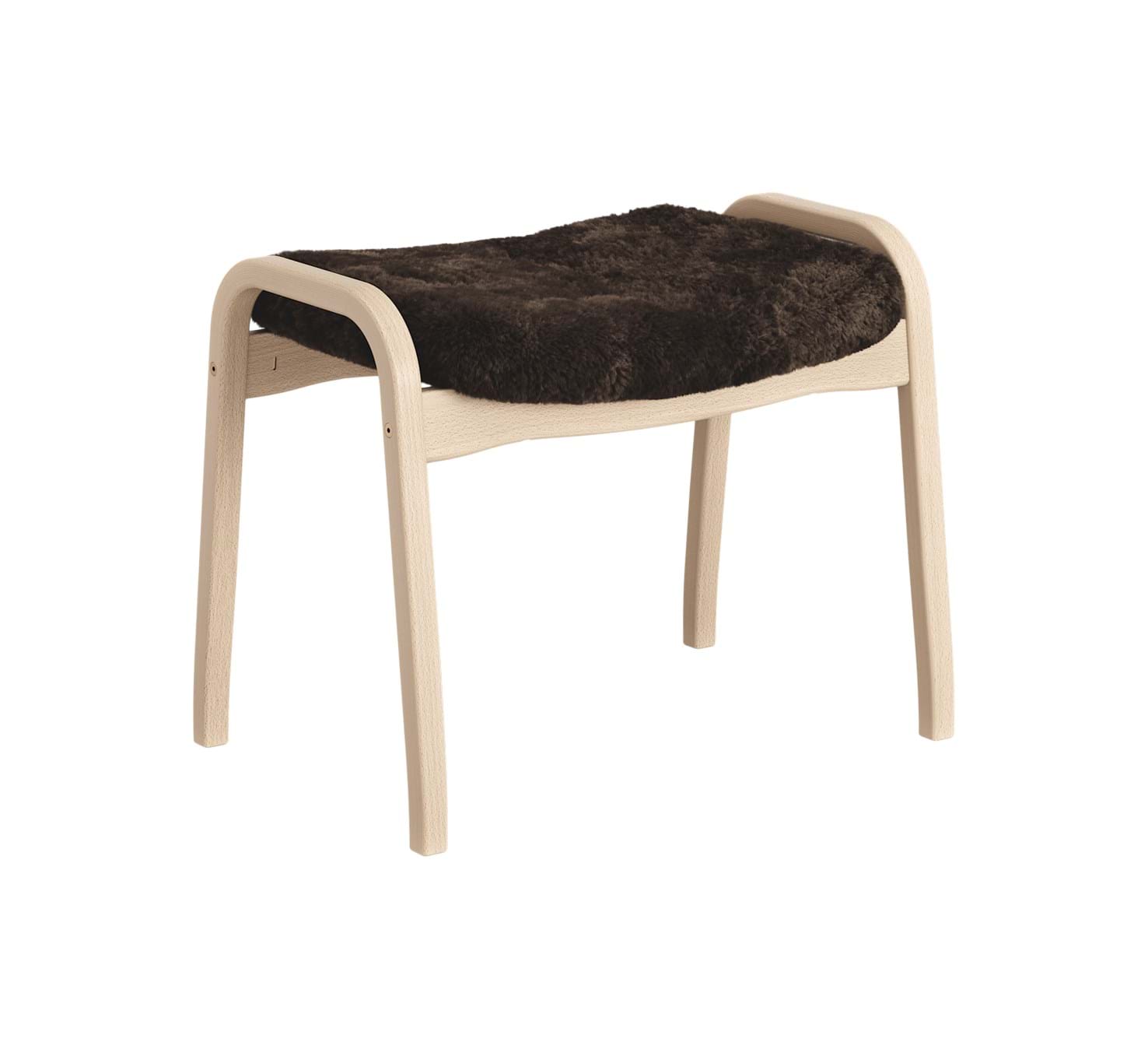 Lamino Pall Bok Naturlack från Vålamagasinet Fotpallar, Swedese, Image-1