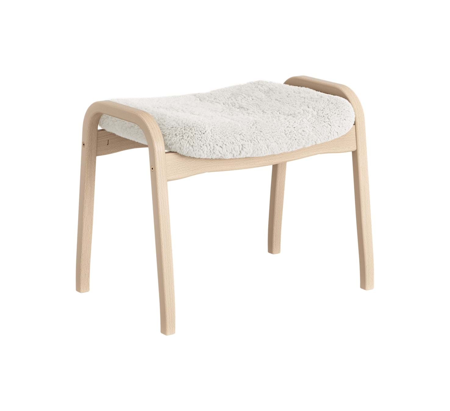 Lamino Pall Bok Naturlack från Vålamagasinet Fotpallar, Swedese, Image-1