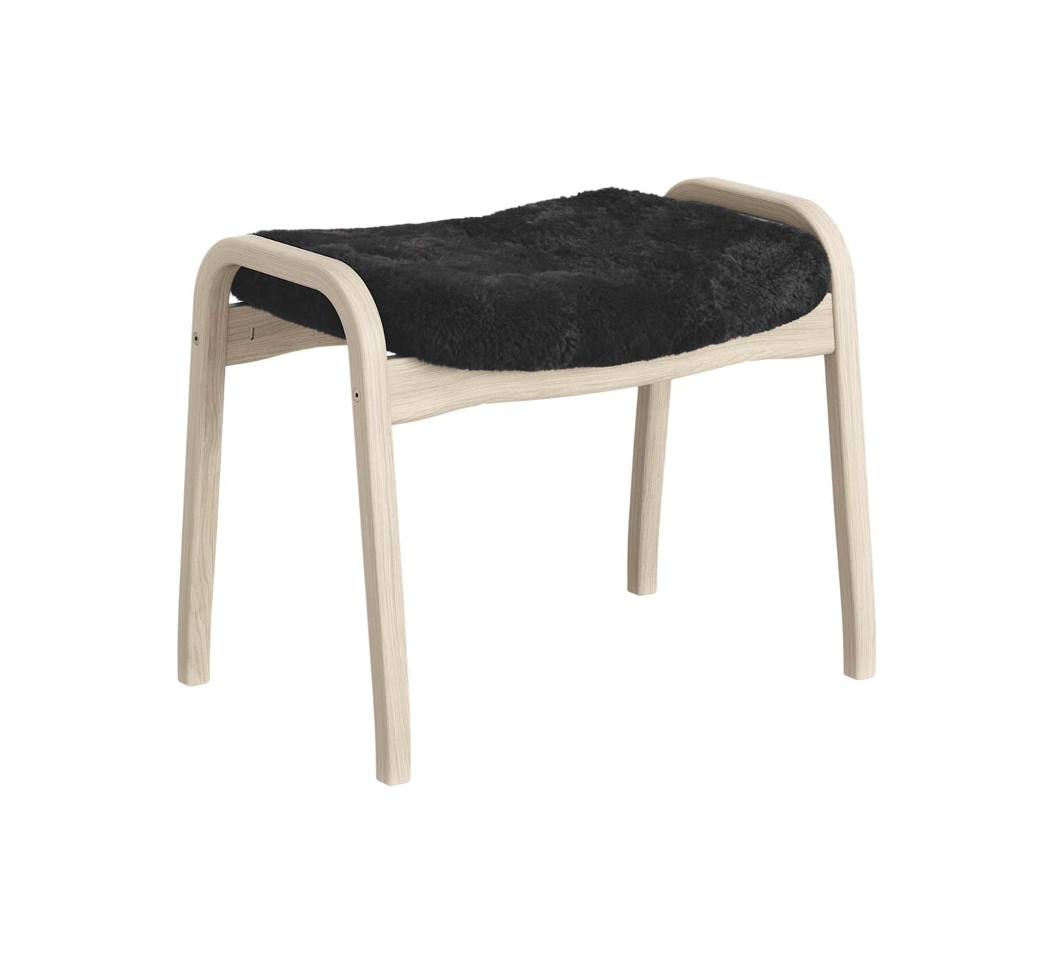 Lamino Pall Ek Vitpigmenterad från Vålamagasinet Fotpallar, Swedese, Image-1