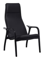 Lamino Fåtölj Bok Svartbetsad från Vålamagasinet Fåtöljer, Swedese, Image-1