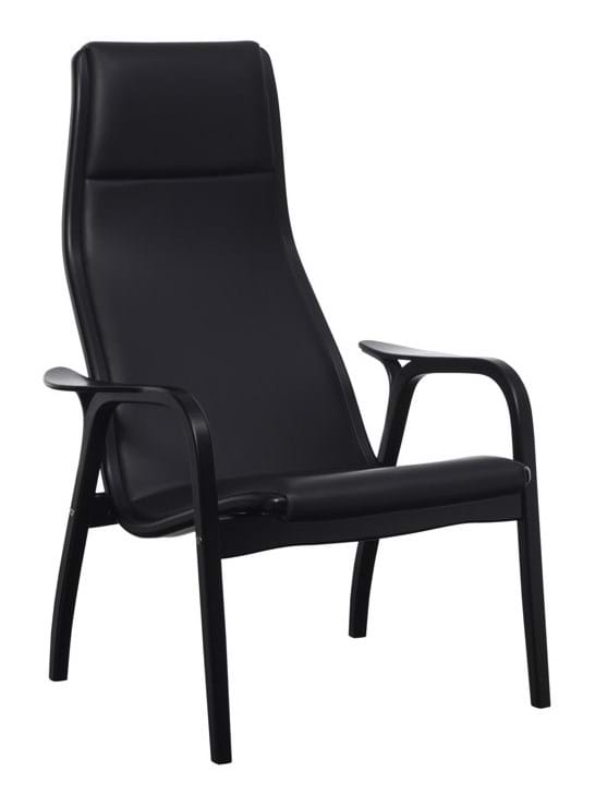 Lamino Fåtölj Bok Svartbetsad från Vålamagasinet Fåtöljer, Swedese, Image-1