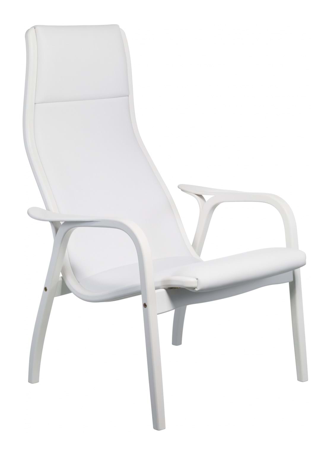 Lamino Fåtölj Bok Vitlaserad från Vålamagasinet Fåtöljer, Swedese, Image-1