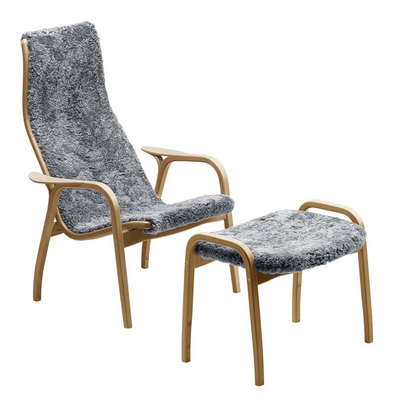 Lamino Fåtölj + Pall  Ek Oljad från Vålamagasinet Fåtöljer, Swedese, Image-1