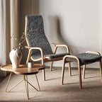 Lamino Fåtölj + Pall - Valnöt från Vålamagasinet Fåtöljer, Swedese, Image-3