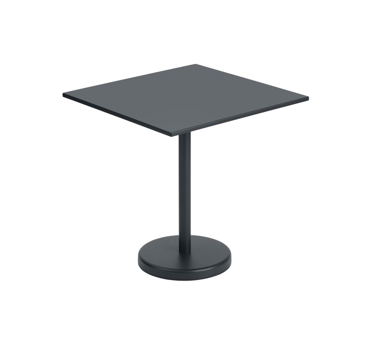 Linear Steel Cafe Table 70x70 cm från Vålamagasinet Matbord utemöbler, Muuto, Image-1