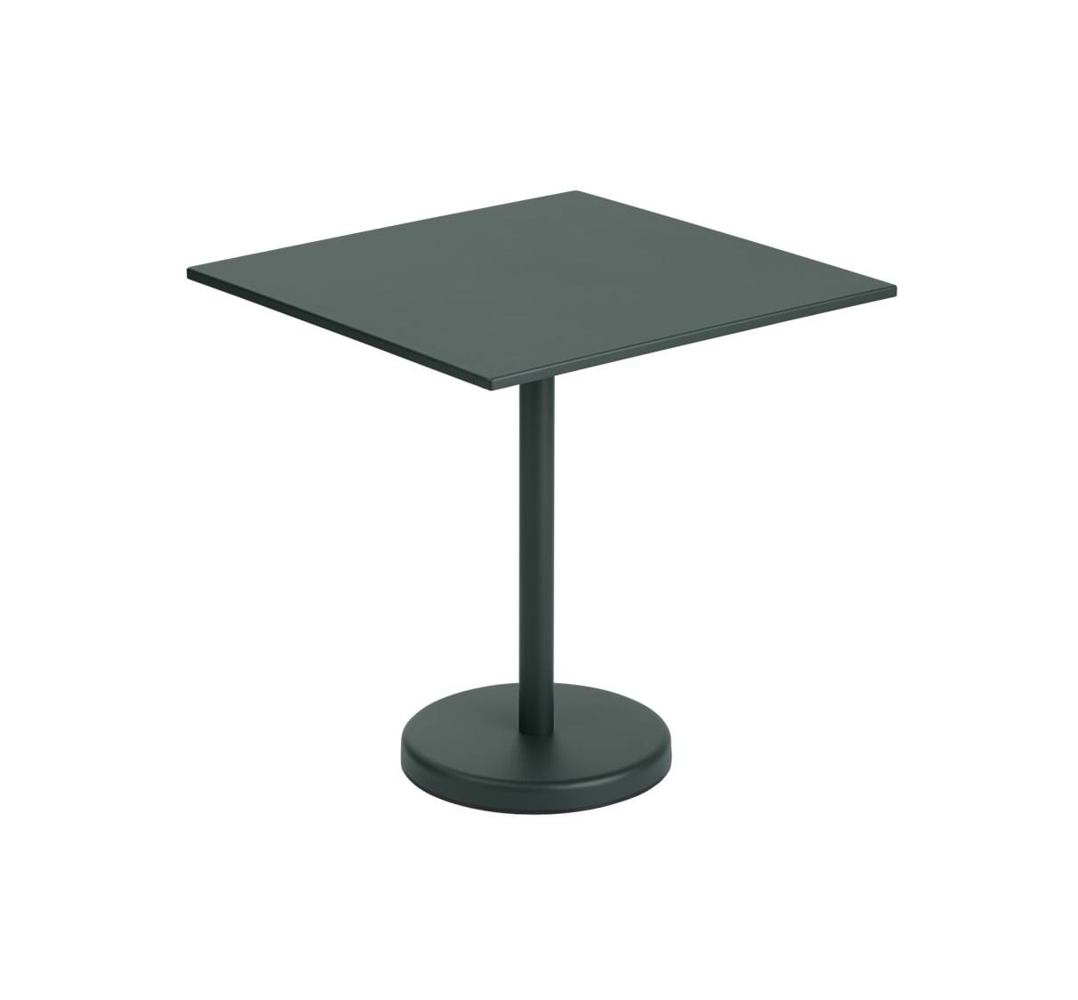 Linear Steel Cafe Table 70x70 cm från Vålamagasinet Matbord utemöbler, Muuto, Image-1