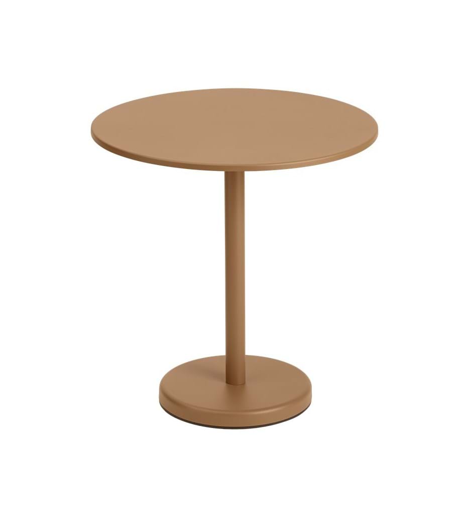 Linear Steel Cafe Table Round 70 cm från Vålamagasinet Matbord utemöbler, Muuto, Image-1