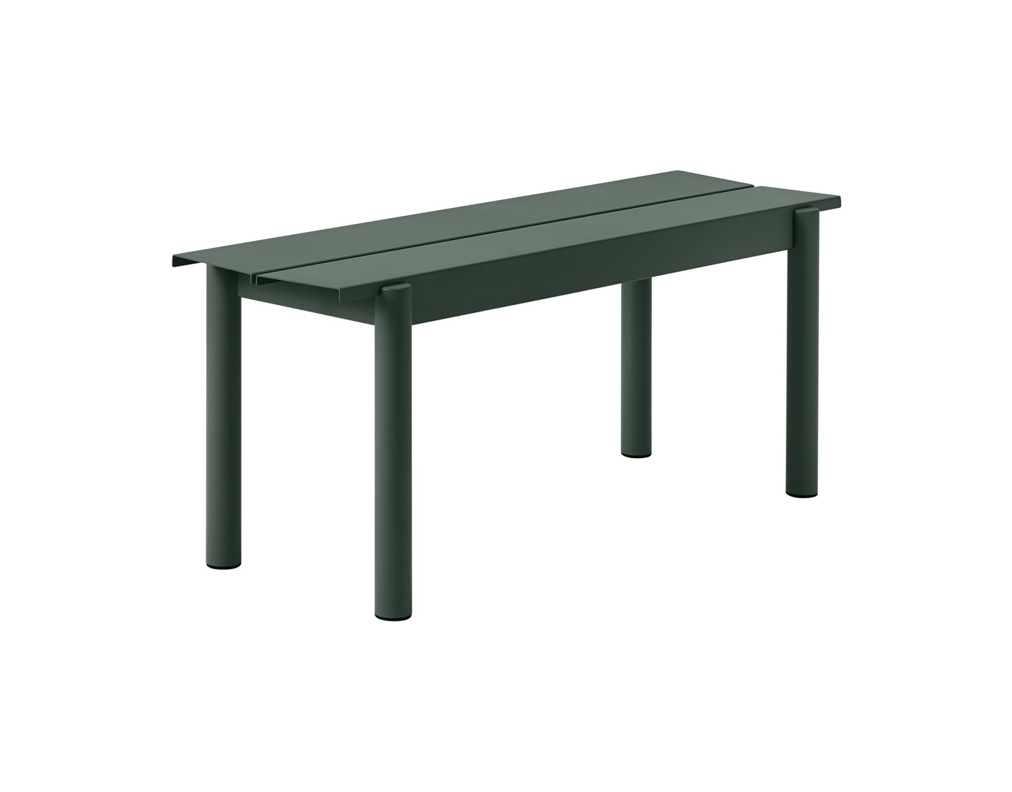 Linear Steel Bench 110 cm från Vålamagasinet Pallar och bänkar utemöbler, Muuto, Image-1