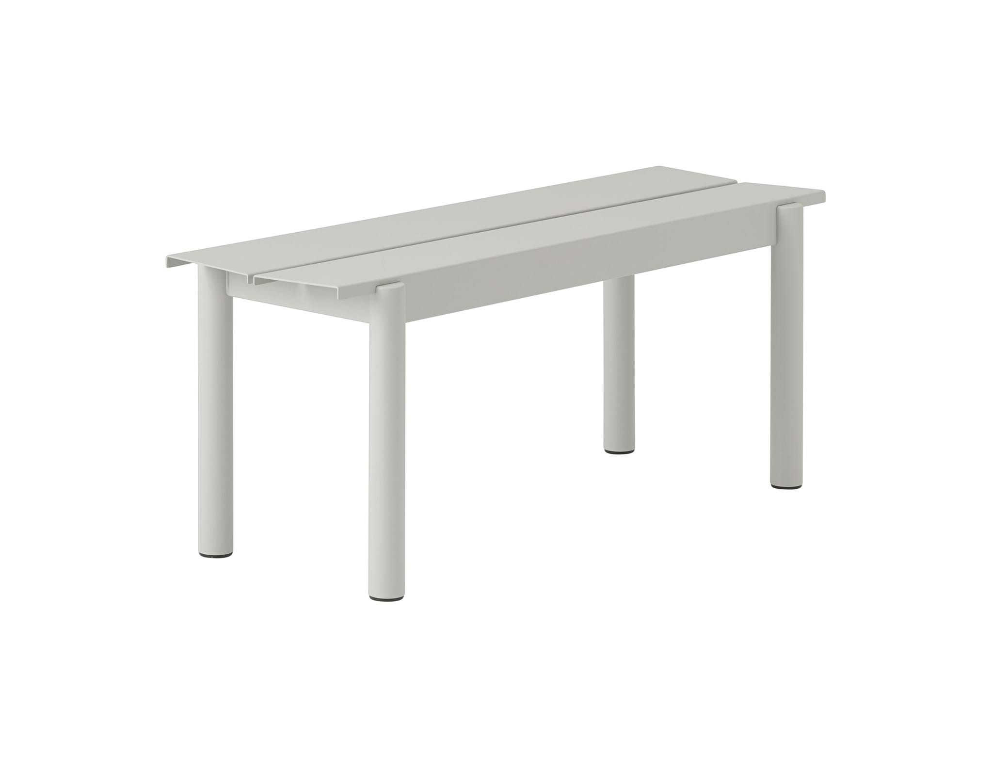 Linear Steel Bench 110 cm från Vålamagasinet Pallar och bänkar utemöbler, Muuto, Image-1