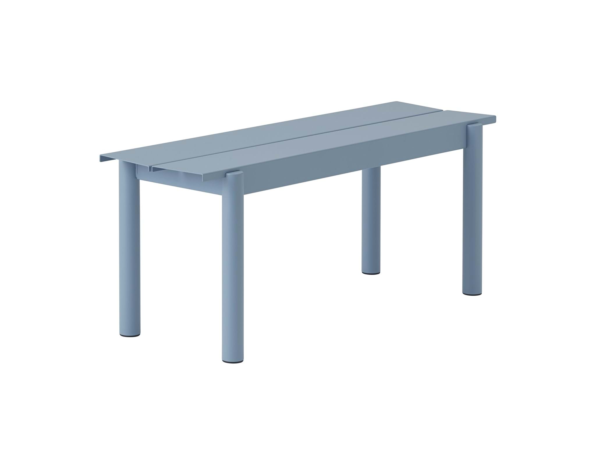 Linear Steel Bench 110 cm från Vålamagasinet Pallar och bänkar utemöbler, Muuto, Image-1