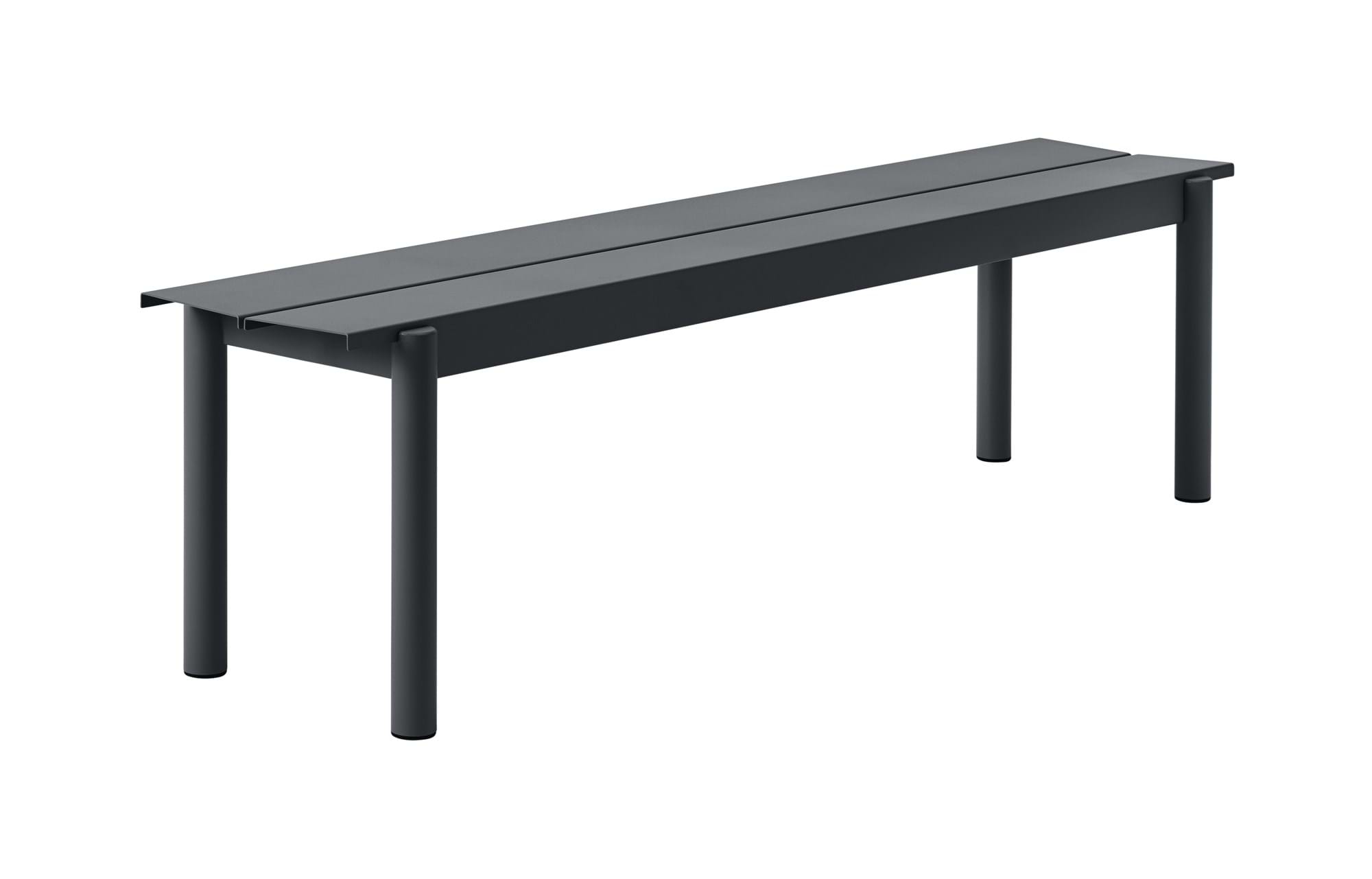 Linear Steel Bench 170 cm från Vålamagasinet Pallar och bänkar utemöbler, Muuto, Image-1