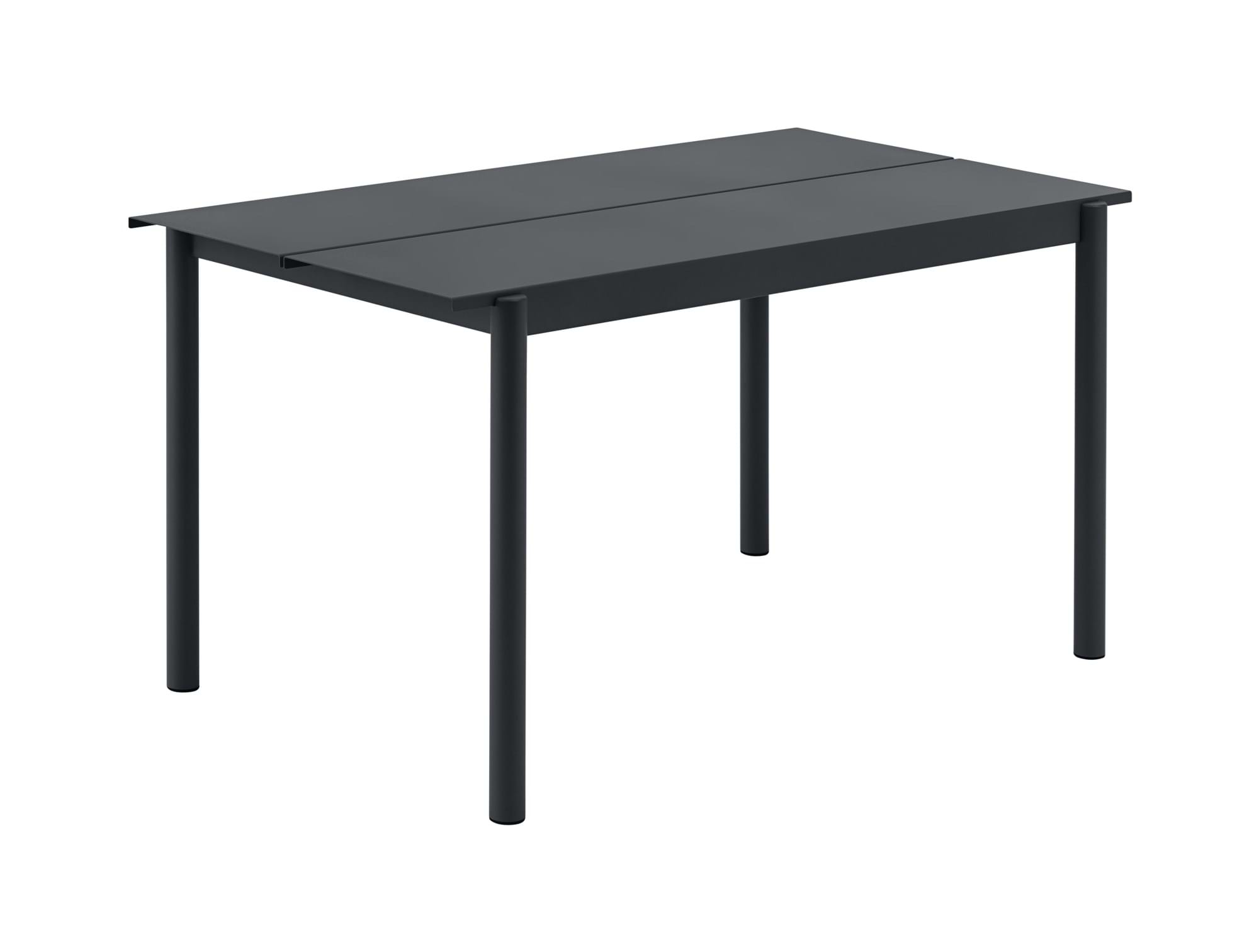 Linear Steel Table 140 CM från Vålamagasinet Matbord utemöbler, Muuto, Image-1