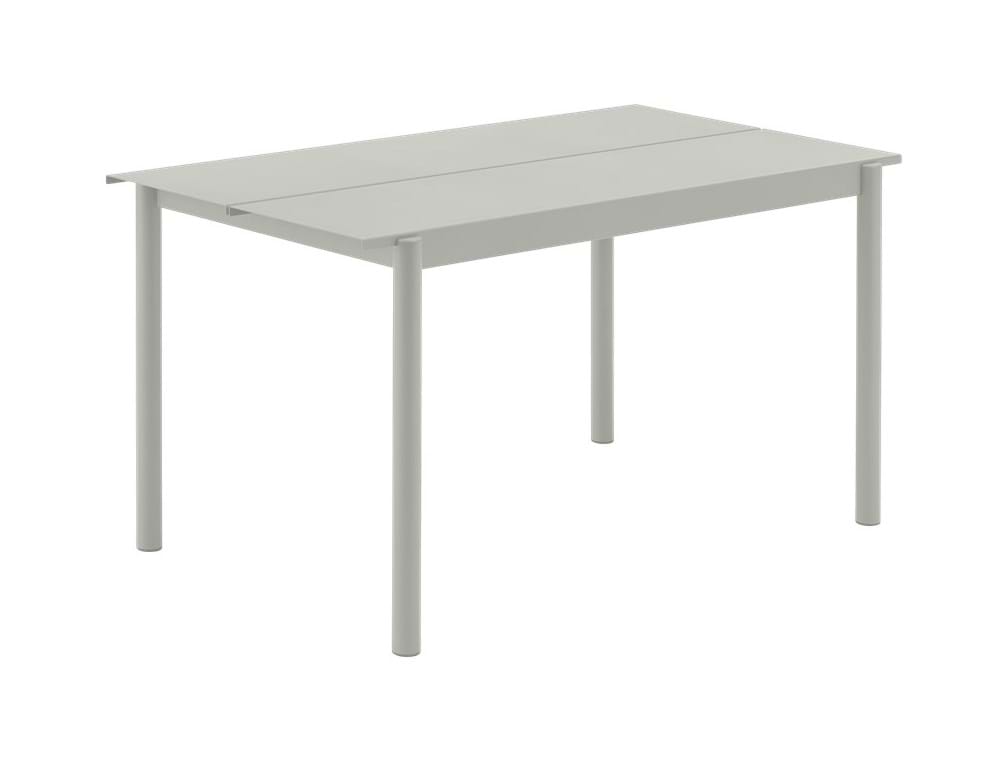 Linear Steel Table 140 CM från Vålamagasinet Matbord utemöbler, Muuto, Image-1
