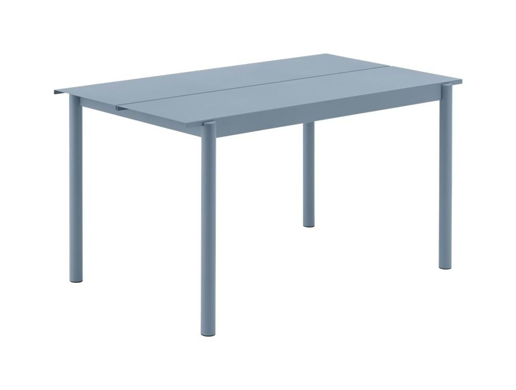 Linear Steel Table 140 CM från Vålamagasinet Matbord utemöbler, Muuto, Image-1
