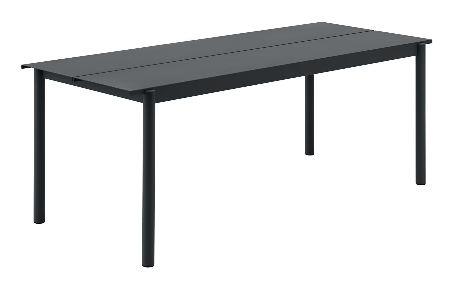 Linear Steel Table 200 CM från Vålamagasinet Matbord utemöbler, Muuto, Image-1