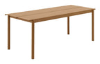 Linear Steel Table 200 CM från Vålamagasinet Matbord utemöbler, Muuto, Image-1