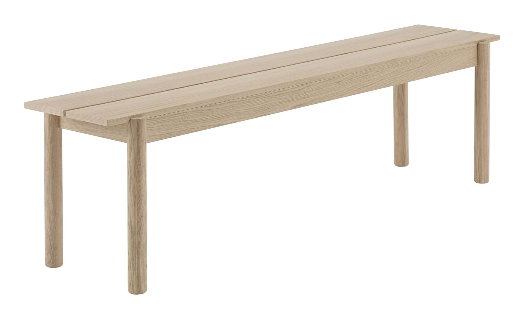 Linear Wood Bench från Vålamagasinet Bänkar och pallar, Muuto, Image-1
