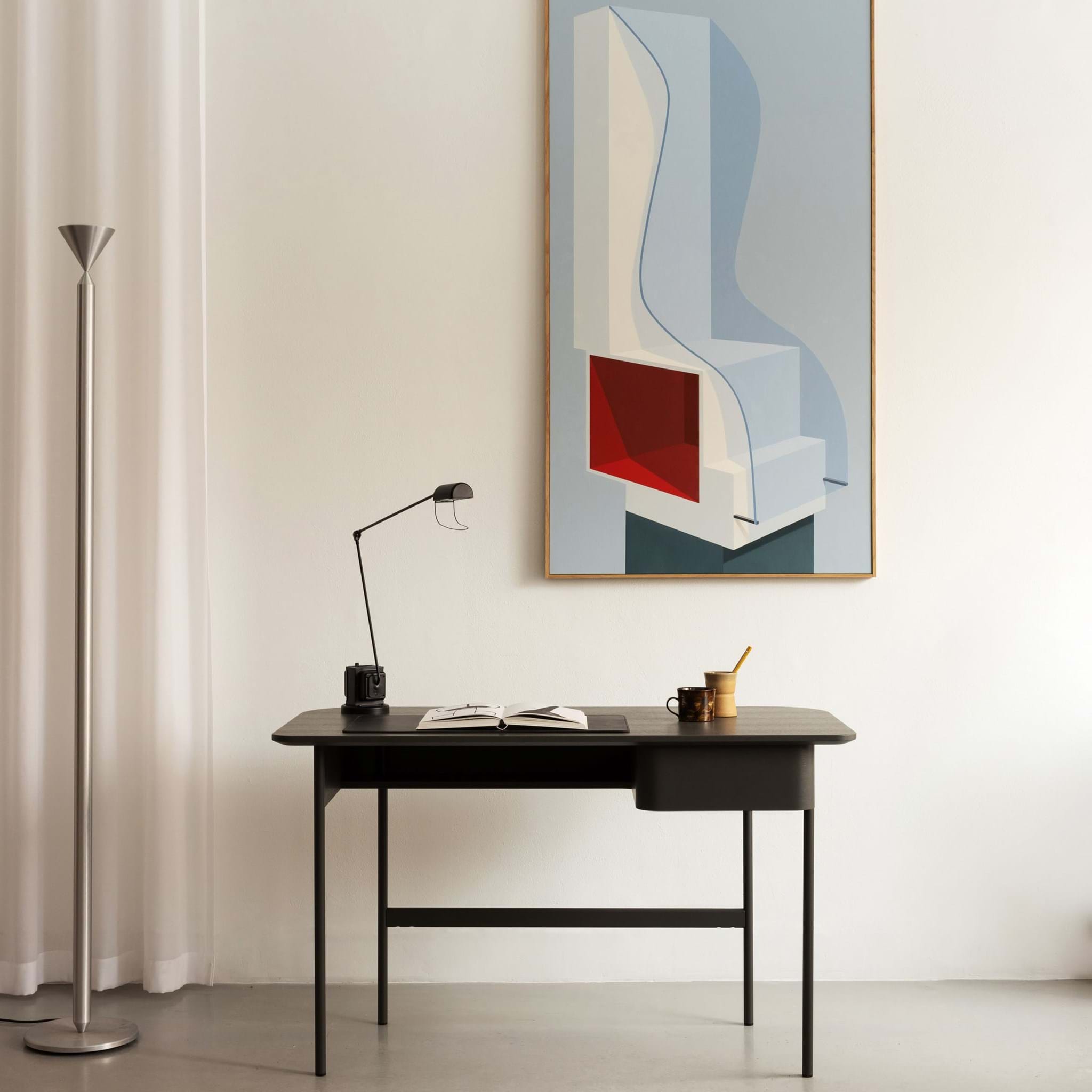 Luna Skrivbord Med Låda från Vålamagasinet Skrivbord, Swedese, Image-2