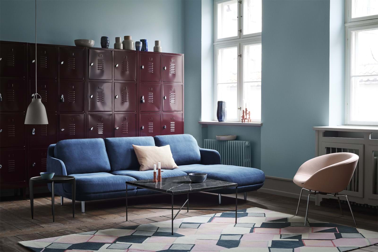 Lune JH302 3-Sits Soffa från Vålamagasinet Divansoffor, Fritz Hansen, Image-2