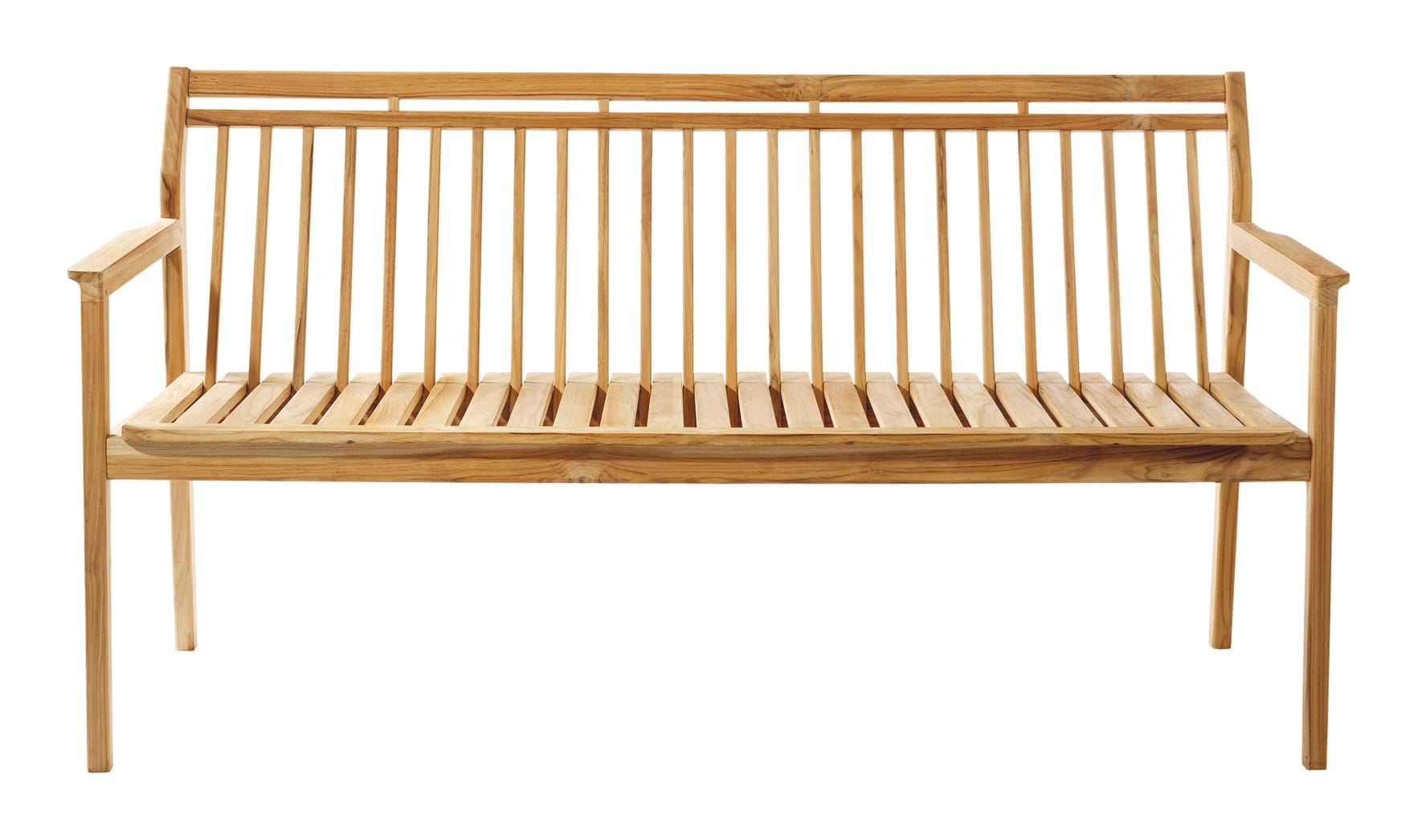 M11 Sammen Garden Bench 3 Seater w/Backrest från Vålamagasinet Pallar och bänkar utemöbler, FDB Møbler, Image-1