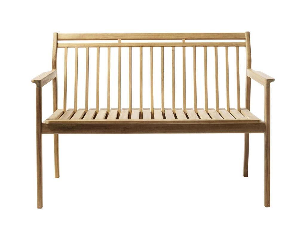 M12 Sammen Garden Bench 2 Seater w/Backrest från Vålamagasinet Pallar och bänkar utemöbler, FDB Møbler, Image-1