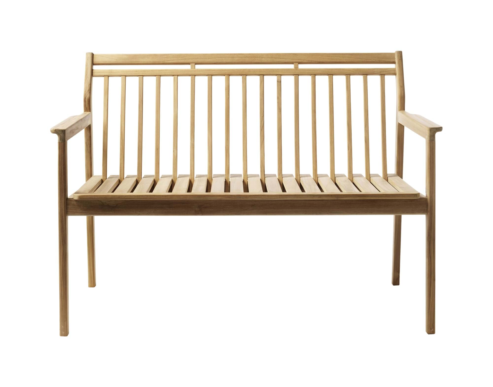 M12 Sammen Garden Bench 2 Seater w/Backrest från Vålamagasinet Pallar och bänkar utemöbler, FDB Møbler, Image-1