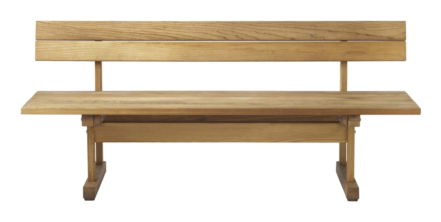 M16 - Ermelunden Bench w/Backrest från Vålamagasinet Pallar och bänkar utemöbler, FDB Møbler, Image-1