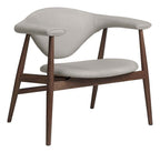 Masculo Lounge Chair Wood Base American Walnut från Vålamagasinet Fåtöljer, Gubi, Image-1