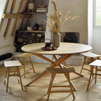 Mikado Round Dining Table från Vålamagasinet Matbord, Ethnicraft, Image-2