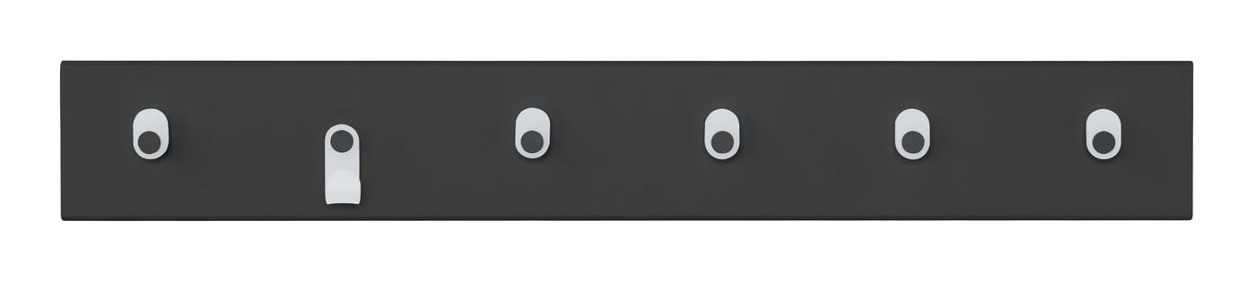 Rack 6 Hooks från Vålamagasinet Hatt och skohyllor, Montana, Image-1