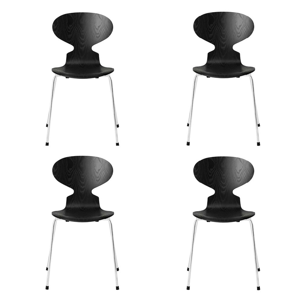 4 x Myran 3101 Stol från Vålamagasinet Matstolar, Fritz Hansen, Image-1