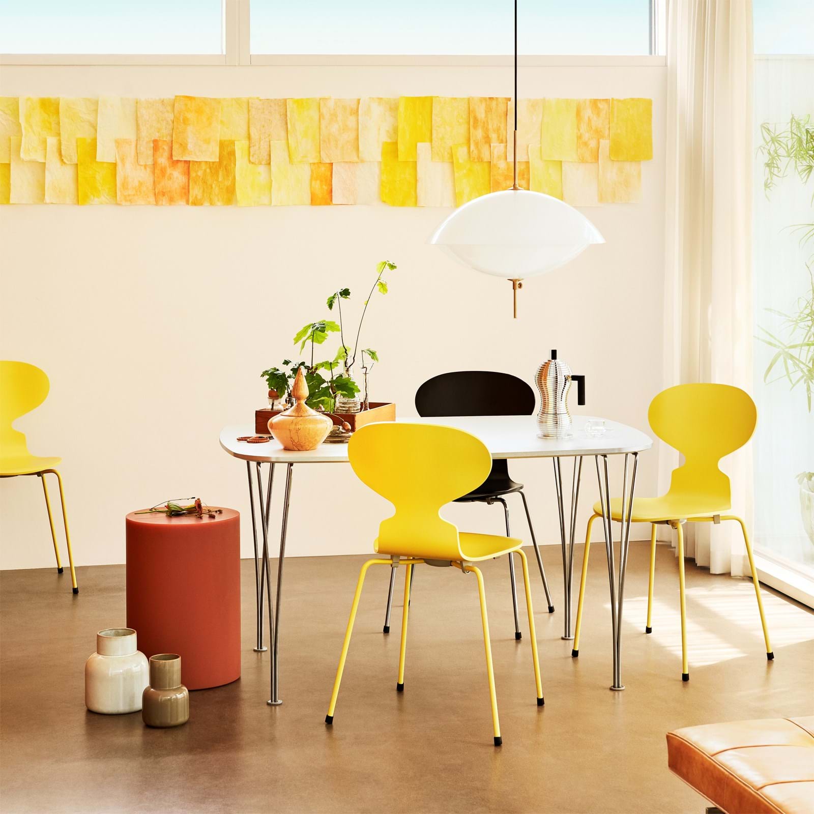 Myran 3101 Stol Lackad från Vålamagasinet Matstolar, Fritz Hansen, Image-3