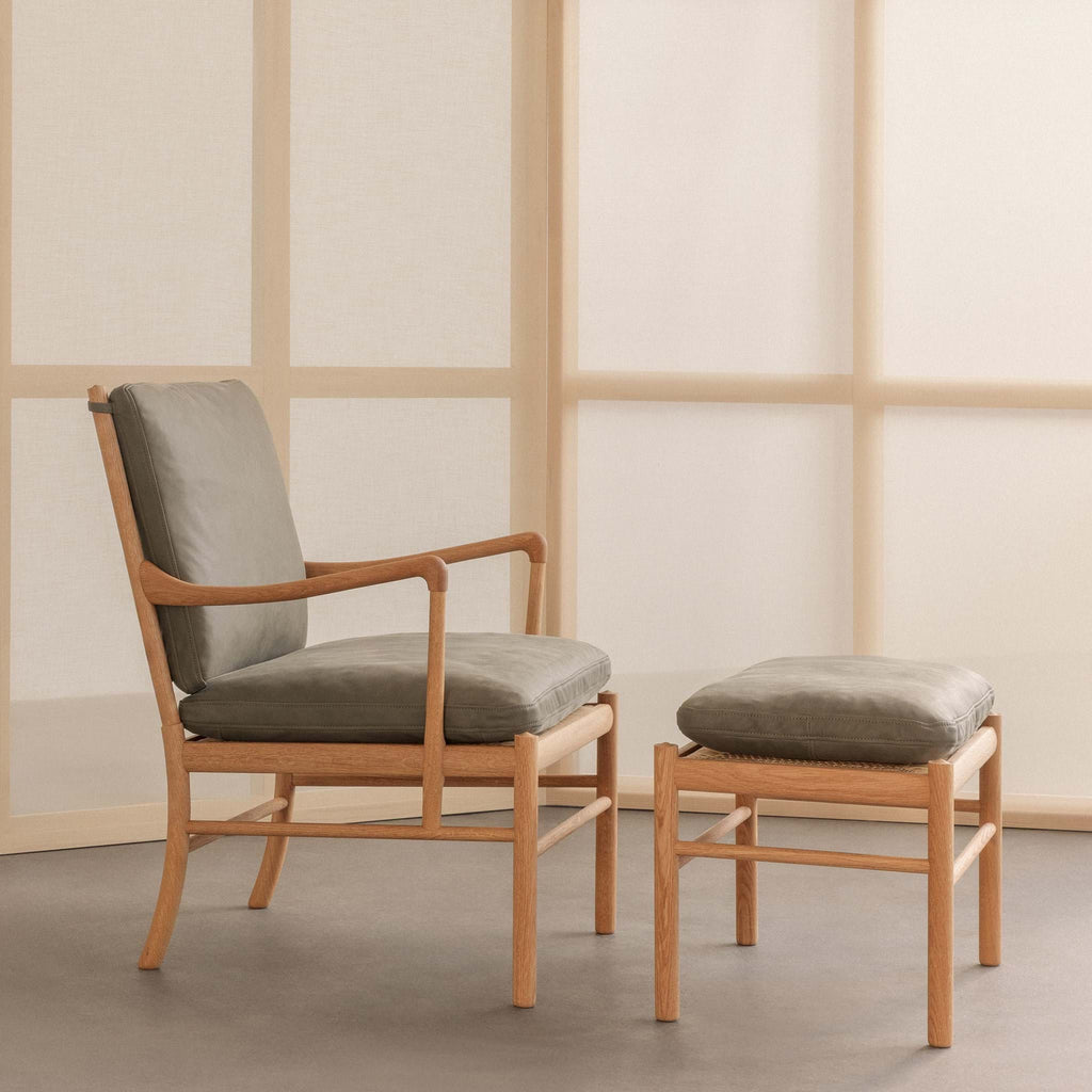 OW149 Colonial Fotpall från Vålamagasinet Fotpallar, Carl Hansen & Son, Image-2