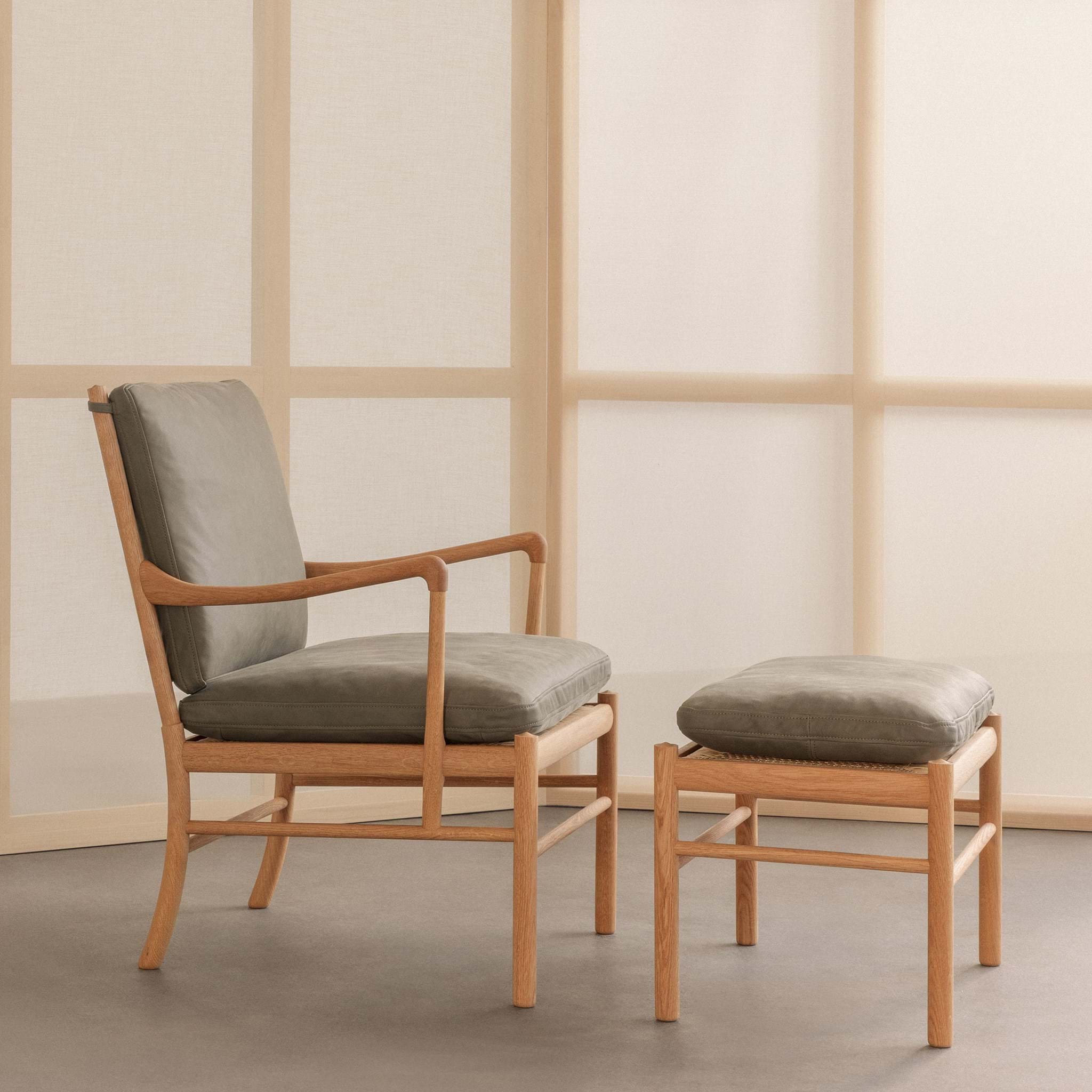 OW149 Colonial Fotpall från Vålamagasinet Fotpallar, Carl Hansen & Son, Image-2