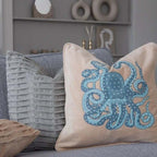 Octopus Embroidered Velvet Kuddfodral 50x50 från Vålamagasinet Prydnadskuddar, Chhatwal & Jonsson, Image-2