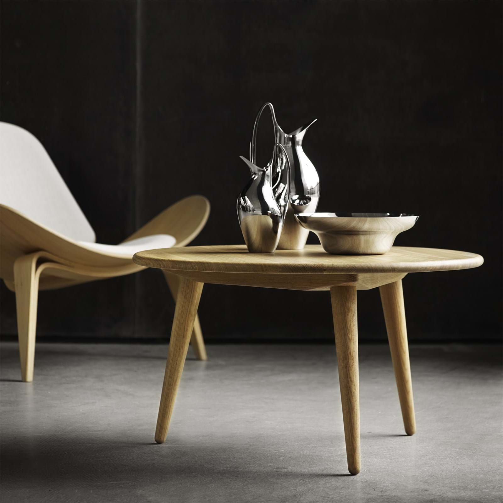 CH008 Soffbord Ø:100 från Vålamagasinet Soffbord, Carl Hansen & Son, Image-4