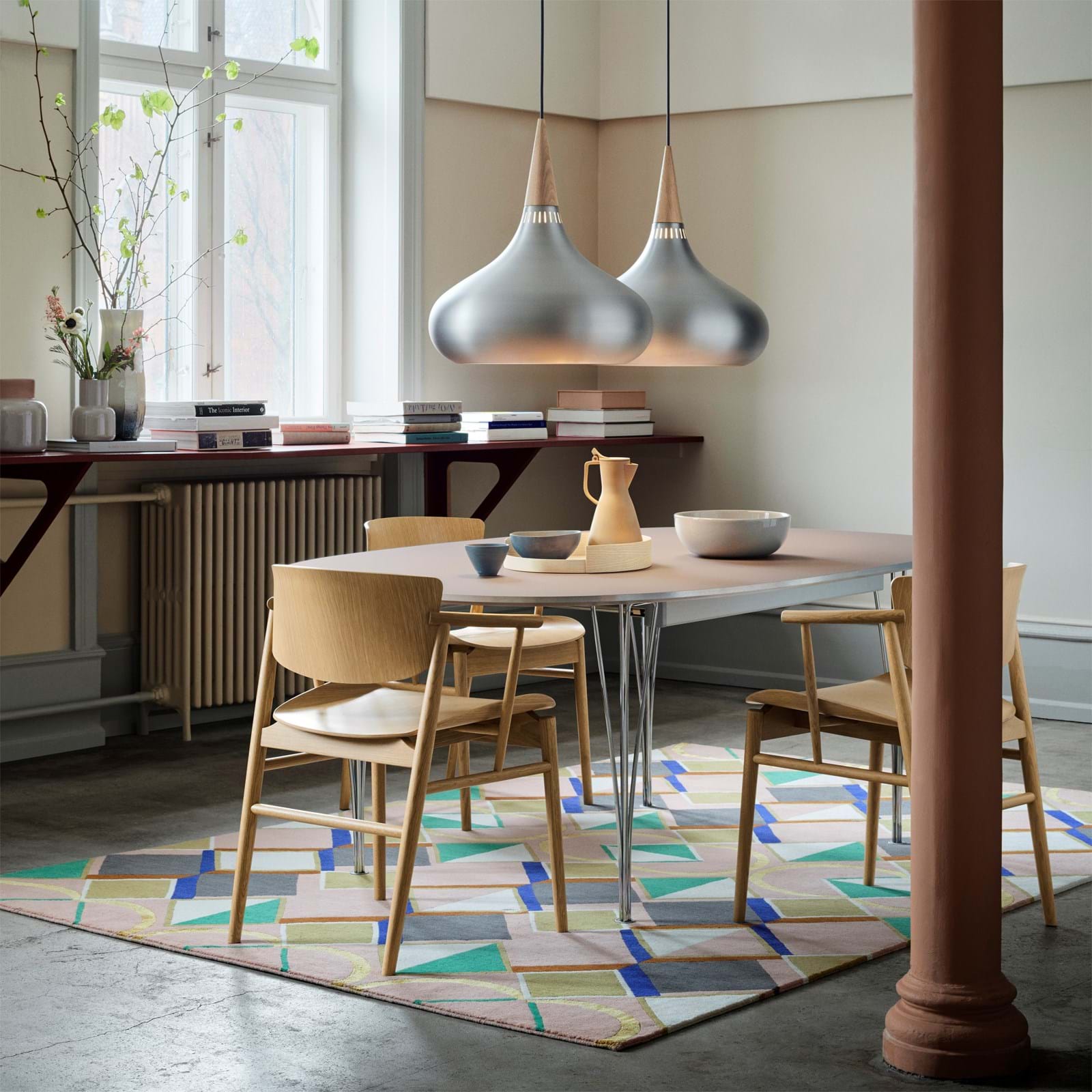 Orient Pendel Aluminium från Vålamagasinet Taklampor, Fritz Hansen, Image-2