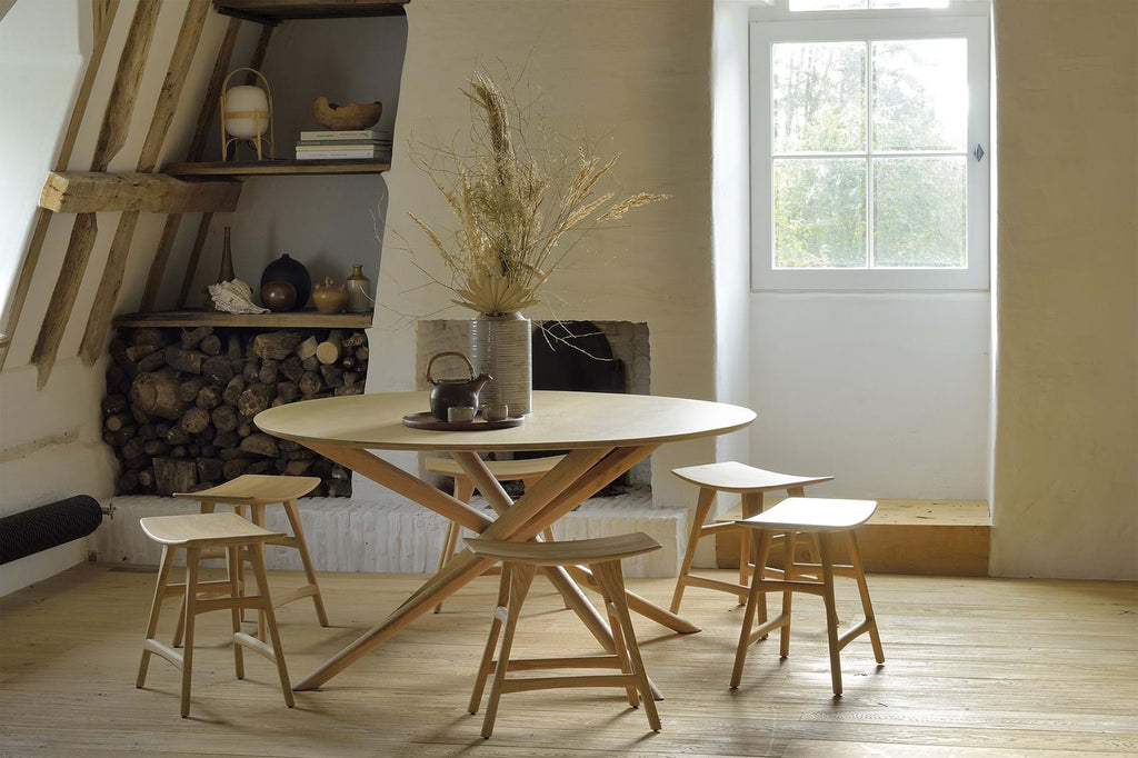 Osso Stool från Vålamagasinet Bänkar och pallar, Ethnicraft, Image-2