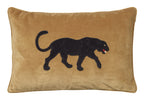 Panther Embroidered Velvet Cushion Cover 40x60 från Vålamagasinet Prydnadskuddar, Chhatwal & Jonsson, Image-1