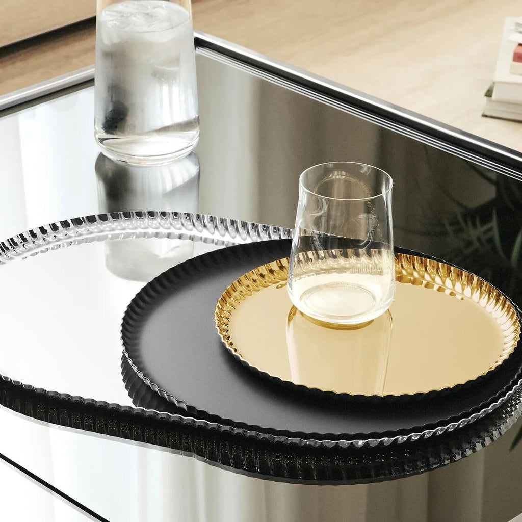 Pleats Bricka Oval