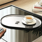 Pleats Bricka Oval