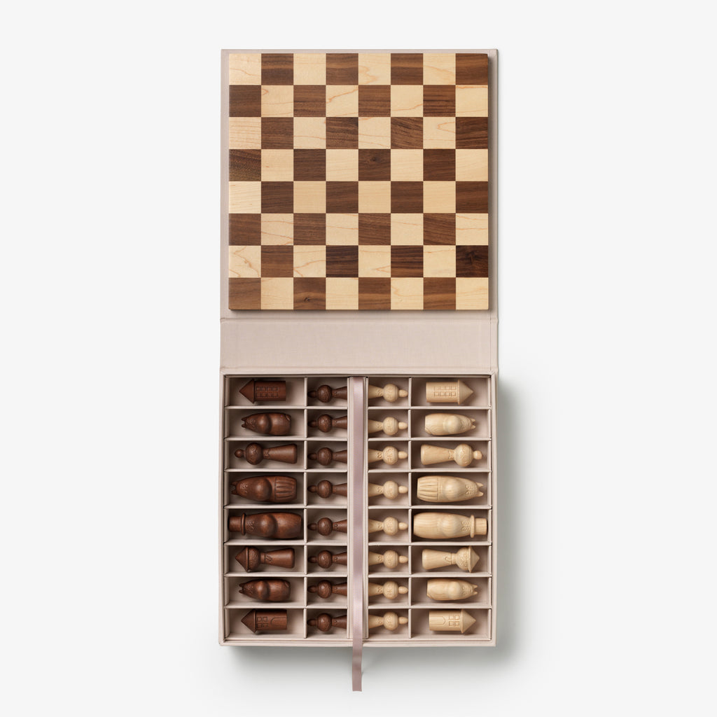 Wooden Chess - Moomin x Printworks